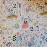 Tela loneta animales collage. Ref 300