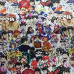 Tela algodón Anime. Ref 500