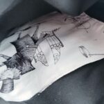 Cristina y Alejandra. Tote Mochila cuadrara. Alexander Henry3