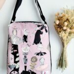 Cristina y Alejandra.Tote Mochila rosa3. Alexander Henry