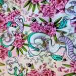 Tela punto sudadera Dragón Ghibli. Ref 754