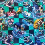 Tela punto sudadera Kimetsu No Yaiba Ref 755