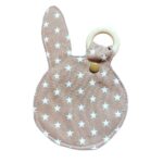 Cristina y Alejandra. Mordedor animales bosque