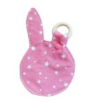 Cristina y Alejandra. Mordedor cerditos