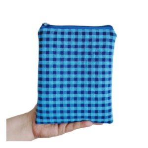Funda Kindle vichy azul