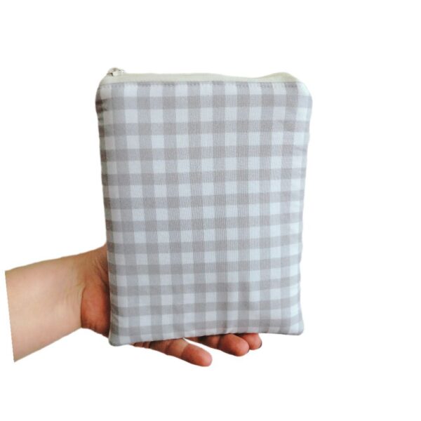 Funda Kindle vichy gris