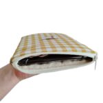 Funda Kindle vichy mostaza