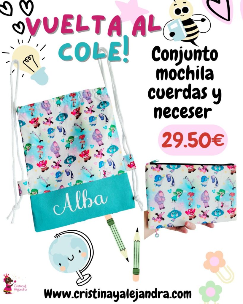 Pack mochila de cuerdas y neceser