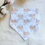 Cristina y Alejandra. Bandana zorritos