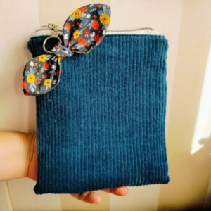 Funda Kindle cremallera petrol