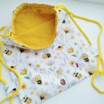 Mochila de cuerdas abejitas